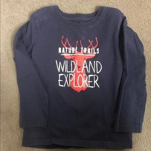 Nature Wild Deer Boys Long Sleeve size 3T